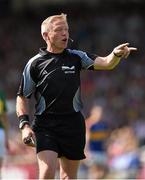 14 June 2015; Match referee Ciaran Branagan. Munster GAA Football Senior Championship Semi-Final, Kerry v Tipperary. Semple Stadium, Thurles, Co. Tipperary. Picture credit: Ray McManus / SPORTSFILE