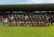 14 June 2015; The Mayo squad. Connacht GAA Football Senior Championship Semi-Final, Galway v Mayo. Pearse Stadium, Galway. Picture credit: Piaras Ó Mídheach / SPORTSFILE