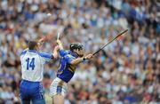 17 August 2008; Eoin Kelly, Waterford, in action against Paul Curran, Tipperary. GAA Hurling All-Ireland Senior Championship Semi-Final, Tipperary v Waterford, Croke Park, Dublin. Picture credit: Stephen McCarthy / SPORTSFILE