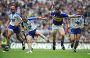 17 August 2008; Eoin McGrath, Waterford, in action against Conor O'Mahony, Tipperary. GAA Hurling All-Ireland Senior Championship Semi-Final, Tipperary v Waterford, Croke Park, Dublin. Picture credit: Brian Lawless / SPORTSFILE