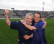 17 August 2008; Waterford manager Davy Fitzgerlad celebrates with selector Maurice Geary after the match. GAA Hurling All-Ireland Senior Championship Semi-Final, Tipperary v Waterford, Croke Park, Dublin. Picture credit: Stephen McCarthy / SPORTSFILE