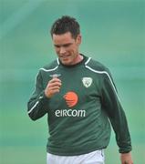 17 August 2008; Republic of Ireland's Steve Finnan at the end of squad training. Gannon Park, Malahide, Dublin. Picture credit: David Maher / SPORTSFILE