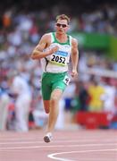18 August 2008; David Gillick, Ireland, in action during his heat of the Men's 400m where he finished 4th in a time of 45.83 and failed to progress to the semi-finals. Beijing 2008 - Games of the XXIX Olympiad, National Stadium, Olympic Green, Beijing, China. Picture credit: Brendan Moran / SPORTSFILE