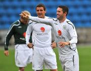 19 August 2008; Republic of Ireland captain Robbie Keane during squad training. Ullevall Stadium, Oslo, Norway. Picture credit: David Maher / SPORTSFILE