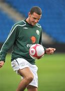 19 August 2008; Republic of Ireland's John O'Shea during squad training. Ullevall Stadium, Oslo, Norway. Picture credit: David Maher / SPORTSFILE