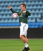 19 August 2008;  Glenn Whelan, Republic of Ireland, during squad training. Ullevall Stadium, Oslo, Norway. Picture credit: David Maher / SPORTSFILE