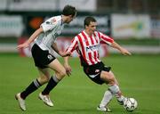 19 August 2008; Kevin McHugh, Derry City, in action against Paul Donnelly, Kildare County. FAI Ford Cup Fourth Round, Derry City v Kildare County, Brandywell, Derry. Picture credit: Oliver McVeigh / SPORTSFILE