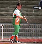29 July 2000; Eileen O'Keeffe, Ireland. Women's Hammer, Athletics. Picture credit; Brendan Moran/SPORTSFILE