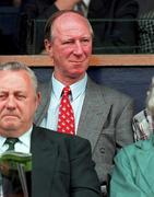 FORMER REP OF IRELAND MANAGER JACK CHARLTON WATCHES MICK MCCARTHY'S TESTIMONIAL MATCH FROM THE STANDS AT LANSDOWNE RD . Soccer. PIC: BRENDAN MORAN / SPORTSFILE.