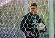 Rep of Ireland 'keeper Shay Given pictured training session in the Controceni Stadium in Bucharest, Romania. Soccer. Photograph: David Maher SPORTSFILE.