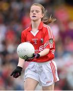 14 June 2015; Cork's Sarah Murphy during the Primary Go Games played at half time. Munster GAA Football Senior Championship Semi-Final, Cork v Clare. Páirc Ui Rinn, Cork. Picture credit: Matt Browne / SPORTSFILE