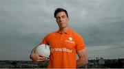 16 June 2015; Dublin football star Michael Darragh MacAuley joined eircom’s GAA ambassadors Tomás O’Sé, Ciaran Whelan, David Brady and Brendan Devenney in eircom’s head office in Dublin today to launch their online platform for supporters of this summer’s GAA Football All-Ireland Senior Championship. The GAA hub, www.eircom.ie/gaa, will see the introduction of a new feature where fans can record and share their views on players throughout the championship via a new audio social network BOAST and be in with a chance to win tickets to the All-Ireland Senior Football Final. #shoutitout. Eircom Head Office, HSQ, St. John's Road, Dublin 8. Picture credit: Brendan Moran / SPORTSFILE