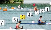 16 June 2015; Jenny Egan, Ireland, competes in the B final of the Canoe Sprint Women's Kayak Single (K1) 500m event. 2015 European Games, Mingachevir, Baku, Azerbaijan. Picture credit: SPORTSFILE