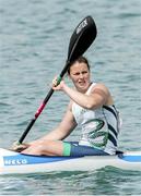 16 June 2015; Jenny Egan, Ireland, after competing in the B final of the Canoe Sprint Women's Kayak Single (K1) 500m event. 2015 European Games, Mingachevir, Baku, Azerbaijan. Picture credit: SPORTSFILE