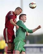 16 June 2015; Carl McKee, Ireland, in action against Ivan Potekhin, Russia. 2015 CP Football World Championships, Ireland v Russia, St. George’s Park, Staffordshire, England. Picture credit: Magi Haroun / SPORTSFILE