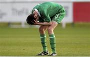 16 June 2015; Darragh Snell, Ireland, reacts after the final whistle. 2015 CP Football World Championships, Ireland v Russia, St. George’s Park, Staffordshire, England. Picture credit: Magi Haroun / SPORTSFILE