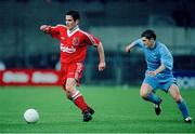 16 May 1995; Nigel Clough, Liverpool, in action against UCD. UCD v Liverpool, UCD Centenary Season 1994-1995 Lansdowne Road, Dublin. Picture credit: Brendan Moran / SPORTSFILE