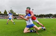 17 June 2015; Tadhg De Burca, Waterford, in action against Anthony Spillane, Cork. Bord Gáis Energy Munster GAA Hurling U21 Championship, Quarter-Final, Cork v Waterford, Páirc Ui Rinn, Cork. Picture credit: Matt Browne / SPORTSFILE