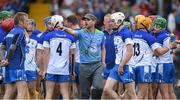 17 June 2015; Waterford selector Tony Browne with the players before the game. Bord Gáis Energy Munster GAA Hurling U21 Championship, Quarter-Final, Cork v Waterford, Páirc Ui Rinn, Cork. Picture credit: Matt Browne / SPORTSFILE