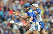 17 August 2008; Hugh Maloney, Tipperary, in action against Stephen Molumphy, Waterford. GAA Hurling All-Ireland Senior Championship Semi-Final, Tipperary v Waterford, Croke Park, Dublin. Picture credit: Stephen McCarthy / SPORTSFILE