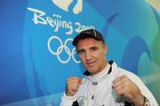 21 August 2008; Boxing head coach Billy Walsh after a press conference in the Athlete's Village. Beijing 2008 - Games of the XXIX Olympiad, National Stadium, Athlete's Village, Beijing, China. Picture credit: Ray McManus / SPORTSFILE