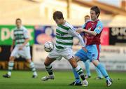 22 August 2008; Sean O'Connor, Shamrock Rovers, in action against Joe Kendrick, Drogheda United. eircom League of Ireland Premier Division, Drogheda United  v Shamrock Rovers, United Park, Drogheda, Co. Louth. Photo by Sportsfile