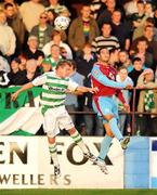 22 August 2008; Eamon Zayed, Drogheda United, in action against Simon Madden, Shamrock Rovers. eircom League of Ireland Premier Division, Drogheda United  v Shamrock Rovers, United Park, Drogheda, Co. Louth. Photo by Sportsfile