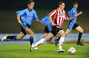 22 August 2008; Niall McGinn, Derry City, in action against Shane Fitzgerald, UCD. eircom League of Ireland Premier Division, UCD v Derry City, UCD Bowl, Dublin. Picture credit: Brian Lawless / SPORTSFILE