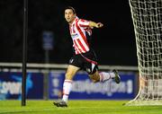 22 August 2008; Derry City's Mark Farren celebrates after scoring his side's first goal. eircom League of Ireland Premier Division, UCD v Derry City, UCD Bowl, Dublin. Picture credit: Brian Lawless / SPORTSFILE