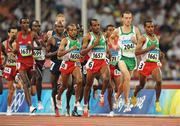 22 August 2008; Alistair Cragg, 2041, Ireland, in action during the Men's 5000m Final, which he failed to finish. Beijing 2008 - Games of the XXIX Olympiad, National Stadium, Olympic Green, Beijing, China. Picture credit: Brendan Moran / SPORTSFILE