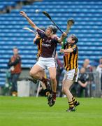 23 August 2008; John Greene, Galway, in action against Lester Ryan, Kilkenny. Bord Gais GAA Hurling U21 All-Ireland Championship Semi-Final - Galway v Kilkenny, Semple Stadium, Thurles. Picture credit: Damien Eagers / SPORTSFILE