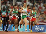 23 August 2008; Alistair Cragg, 2041, Ireland, in action during the Men's 5000m Final, which he failed to finish. Beijing 2008 - Games of the XXIX Olympiad, National Stadium, Olympic Green, Beijing, China. Picture credit: Brendan Moran / SPORTSFILE