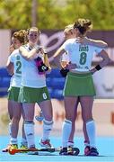18 June 2015; Ireland players including Nicola Evans and Emma Smyth following their side's defeat. Women’s World League Round 3, Ireland v China. Valencia, Spain. Picture credit: David Aliaga / SPORTSFILE