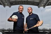 18 June 2015; Pictured at the launch of the Bord Gáis Energy Legends Tour are former All-Ireland winning captain’s John O’Leary, Dublin, left, and Eoin Kelly, Tipperary. Former All-Ireland winning captain’s Eoin Kelly, Tipperary, and John O’Leary, Dublin, were at Croke Park today to launch the 2015 Bord Gáis Energy Legends Tour Series.  Each will host a tour of GAA Headquarters later this summer along with many more well-known GAA stars. Further information available at www.crokepark.ie/gaa-museum. Croke Park Dublin. Picture credit: Ramsey Cardy / SPORTSFILE