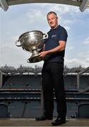 18 June 2015; Pictured at the launch of the Bord Gáis Energy Legends Tour is former All-Ireland winning Dublin captain John O’Leary. Former All-Ireland winning captain’s Eoin Kelly, Tipperary, and John O’Leary, Dublin, were at Croke Park today to launch the 2015 Bord Gáis Energy Legends Tour Series.  Each will host a tour of GAA Headquarters later this summer along with many more well-known GAA stars. Further information available at www.crokepark.ie/gaa-museum. Croke Park Dublin. Picture credit: Ramsey Cardy / SPORTSFILE
