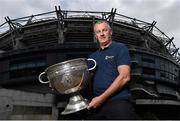 18 June 2015; Pictured at the launch of the Bord Gáis Energy Legends Tour is former All-Ireland winning Dublin captain John O’Leary. Former All-Ireland winning captain’s Eoin Kelly, Tipperary, and John O’Leary, Dublin, were at Croke Park today to launch the 2015 Bord Gáis Energy Legends Tour Series.  Each will host a tour of GAA Headquarters later this summer along with many more well-known GAA stars. Further information available at www.crokepark.ie/gaa-museum. Croke Park Dublin. Picture credit: Ramsey Cardy / SPORTSFILE