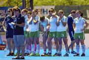18 June 2015; Ireland players react during the penalty shoot out. Women’s World League Round 3, Ireland v China. Valencia, Spain. Picture credit: David Aliaga / SPORTSFILE