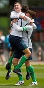 18 June 2015; Dillon Sheridan, Ireland, celebrates with Luke Evans and Carl McKee. This tournament is the only chance the Irish team have to secure a precious qualifying spot for the 2016 Rio Paralympic Games. 2015 CP Football World Championships, Ireland v Australia. St. George’s Park, Tatenhill, Burton-upon-Trent, Staffordshire, United Kingdom. Picture credit: Magi Haroun / SPORTSFILE