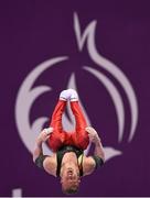 18 June 2015; Fabian Hambuechen, Germany, competes on the parallel bars during the Artistic Gymnastics Men's Individual All-Around Final. 2015 European Games, National Gymnastics Arena, Baku, Azerbaijan. Picture credit: Stephen McCarthy / SPORTSFILE