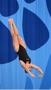 19 June 2015; Kamilla Veres, Hungary, competes in the preliminary round of the Women's Diving 1m Springboard event. 2015 European Games, European Games Park, Baku, Azerbaijan. Picture credit: Stephen McCarthy / SPORTSFILE