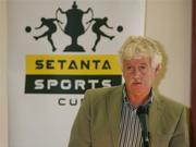 26 August 2008; Milo Corcoran, Chairman Setanta cup tournament committee, at the Setanta Sports Cup Re-Launch. Fairways Hotel, Dundalk. Picture credit: Oliver McVeigh / SPORTSFILE