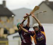 24 August 2008; Brona Furlong, Wexford, in action against Therese Maher, Galway. Gala All-Ireland Camogie Semi-Final, Wexford v Galway, Nowlan Park, Kilkenny. Picture credit: Matt Browne / SPORTSFILE