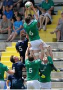 20 June 2015; Josh Murphy, Ireland, gets the ball in a line out. World Rugby U20' Championship 2015, 7th Place Play-Off, Ireland U20' v Scotland U20'. Picture credit: Roberto Bregani / SPORTSFILE