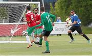 20 June 2015; Dillon Sheridan, Ireland, scores his side's seventh goal. This tournament is the only chance the Irish team have to secure a precious qualifying spot for the 2016 Rio Paralympic Games. 2015 CP Football World Championships, Ireland v Portugal. St. George’s Park, Tatenhill, Burton-upon-Trent, Staffordshire, United Kingdom. Picture credit: Magi Haroun / SPORTSFILE