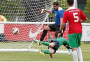 20 June 2015; Darragh Snell, Ireland, scores his side's sixth goal with a header. This tournament is the only chance the Irish team have to secure a precious qualifying spot for the 2016 Rio Paralympic Games. 2015 CP Football World Championships, Ireland v Portugal. St. George’s Park, Tatenhill, Burton-upon-Trent, Staffordshire, United Kingdom. Picture credit: Magi Haroun / SPORTSFILE