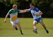 20 June 2015; Michael O'Halloran, Waterford, in action against Niall Darby, Offaly. GAA Football All-Ireland Senior Championship, Round 1A, Waterford v Offaly, Fraher Field, Dungarvan, Co. Waterford. Picture credit: Matt Browne / SPORTSFILE