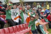 20 June 2015; Ireland supporters during the game. This tournament is the only chance the Irish team have to secure a precious qualifying spot for the 2016 Rio Paralympic Games. 2015 CP Football World Championships, Ireland v Portuga. St. George’s Park, Tatenhill, Burton-upon-Trent, Staffordshire, United Kingdom. Picture credit: Magi Haroun / SPORTSFILE