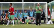 20 June 2015; Ireland manager Gerard Glynn, far right, looks on during the game. This tournament is the only chance the Irish team have to secure a precious qualifying spot for the 2016 Rio Paralympic Games. 2015 CP Football World Championships, Ireland v Portuga. St. George’s Park, Tatenhill, Burton-upon-Trent, Staffordshire, United Kingdom. Picture credit: Magi Haroun / SPORTSFILE