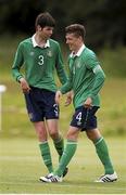20 June 2015; Luke Evans, Ireland, celebrates scoring from the penalty spot with teammate Darragh Snell. This tournament is the only chance the Irish team have to secure a precious qualifying spot for the 2016 Rio Paralympic Games. 2015 CP Football World Championships, Ireland v Portuga. St. George’s Park, Tatenhill, Burton-upon-Trent, Staffordshire, United Kingdom. Picture credit: Magi Haroun / SPORTSFILE