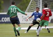 20 June 2015; Dillon Sheridan, Ireland, scores to complete a first half hat-trick. This tournament is the only chance the Irish team have to secure a precious qualifying spot for the 2016 Rio Paralympic Games. 2015 CP Football World Championships, Ireland v Portuga. St. George’s Park, Tatenhill, Burton-upon-Trent, Staffordshire, United Kingdom. Picture credit: Magi Haroun / SPORTSFILE
